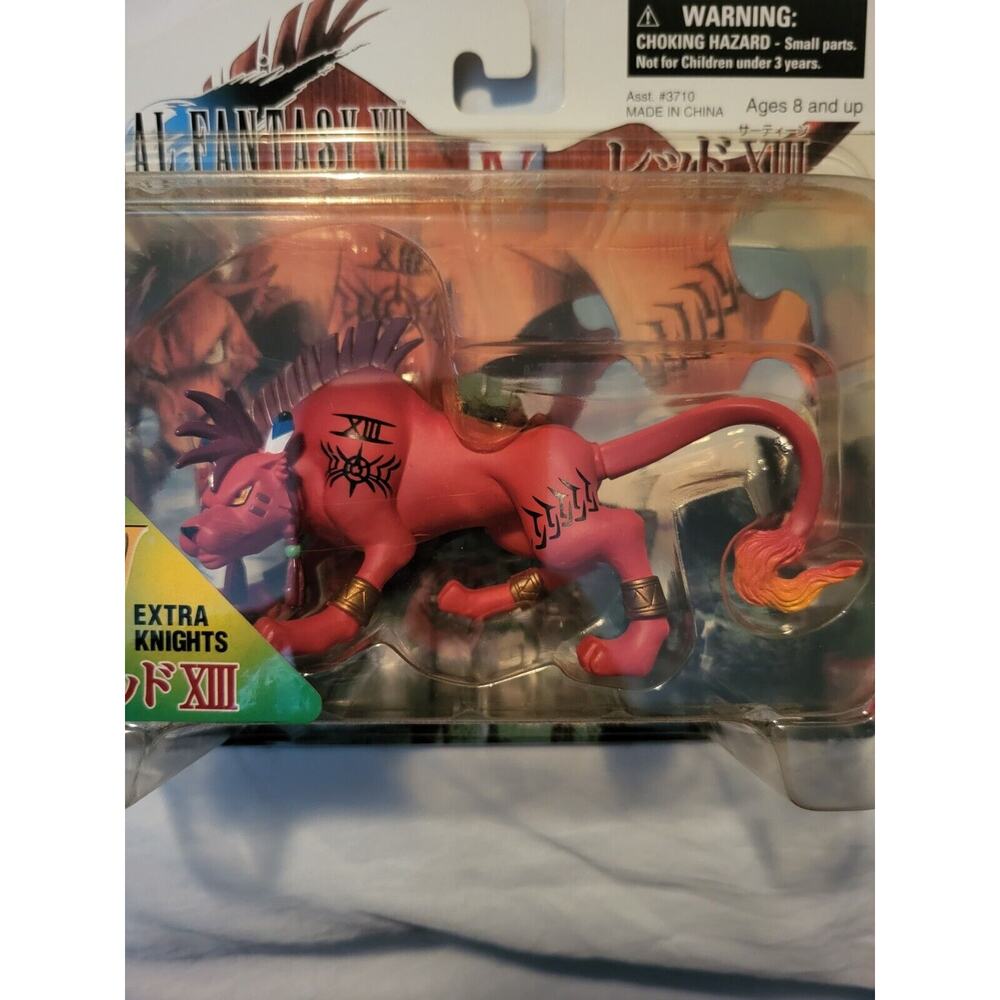 Final Fantasy VII 7 : Red XIII Beast Extra Knights Figure Bandai 1998 New Sealed - Picture 2 of 5